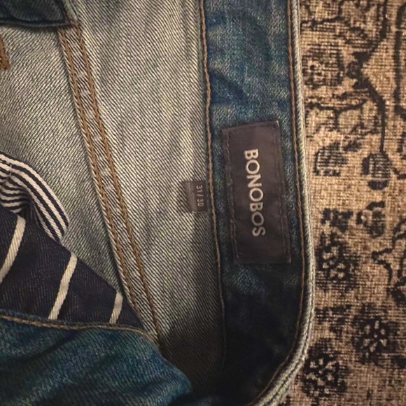 Bonobos The Blue Jean 31"x 30" in Platte Destroy Wash and Slim Fit - Picture 4 of 4